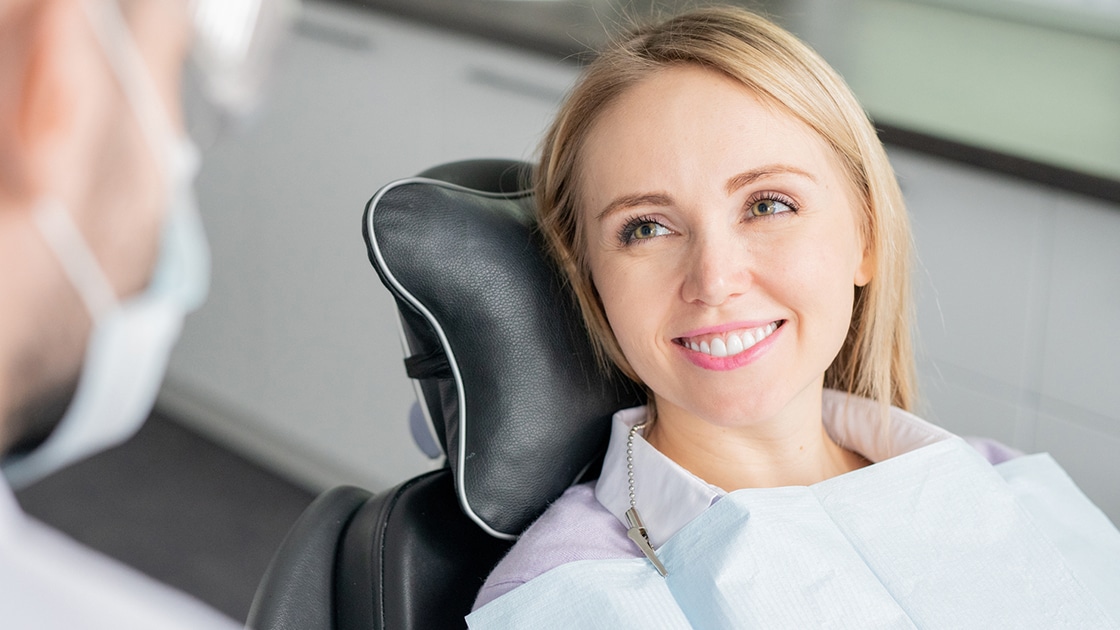 Mature Man in Dental Chair